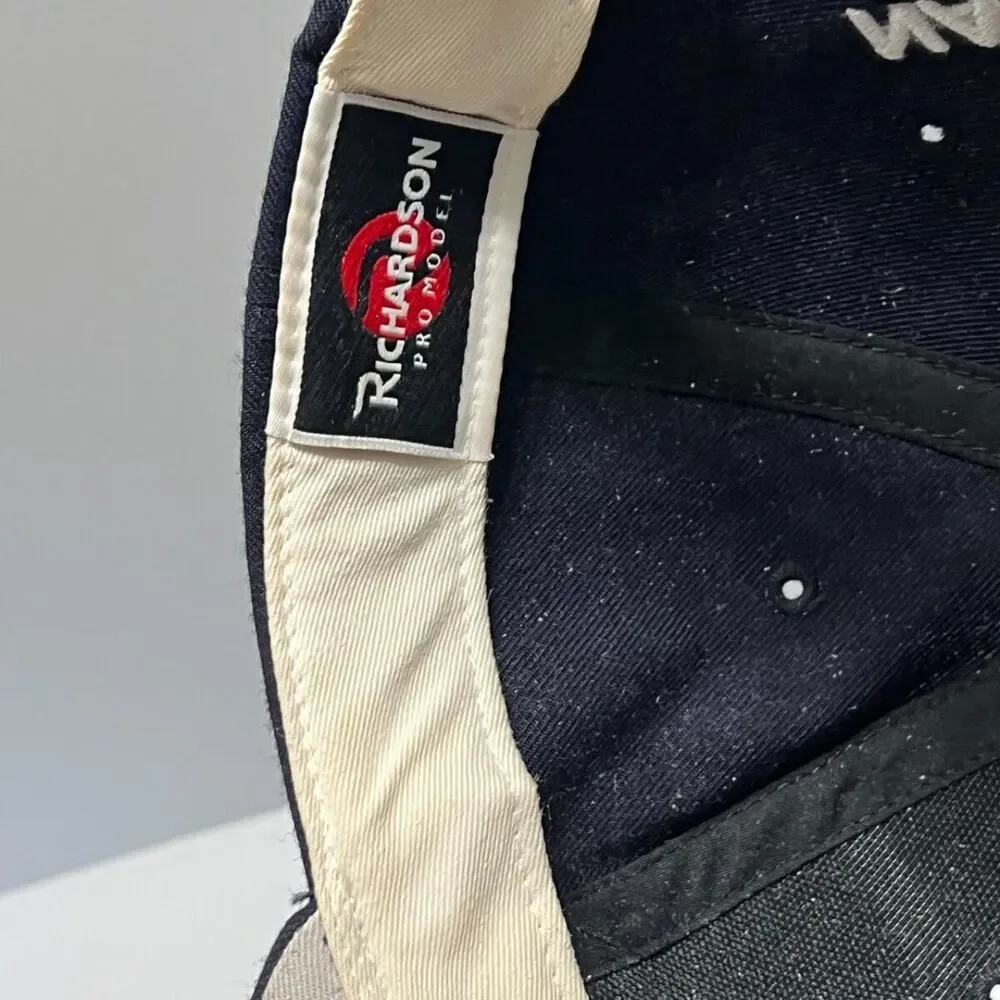 Unbranded Men's Navy and Blue Hat